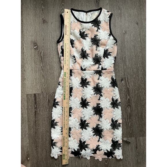 Kate Spade Tiger Lily Lace Floral Sheath Dress Sleeveless Back Zip Size 0 - Picture 11 of 12